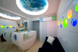 Embalando o bebê nas estrelas