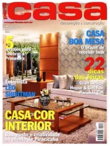 Casa Cor interior, projeto de capa