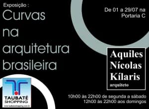 Taubaté recebe exposição “Curvas na Arquitetura Brasileira”