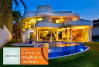 Exposição Curvas na Arquitetura Brasileira no Galleria Shopping