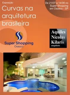 Exposição Curvas na Arquitetura Brasileira no Super Shopping Osasco
