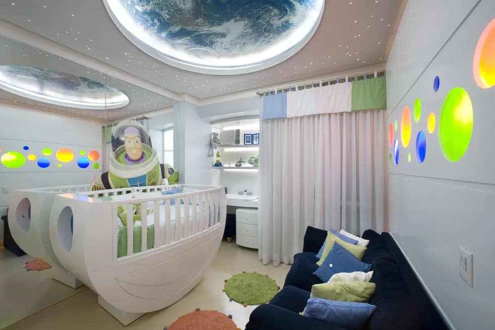 Embalando o bebê nas estrelas