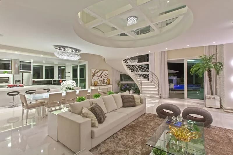 Belas escadas contemporâneas