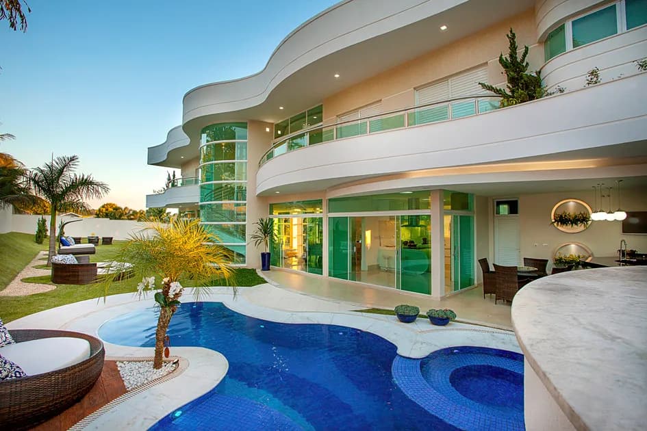 Lazer paradisíaco da Casa Malibu