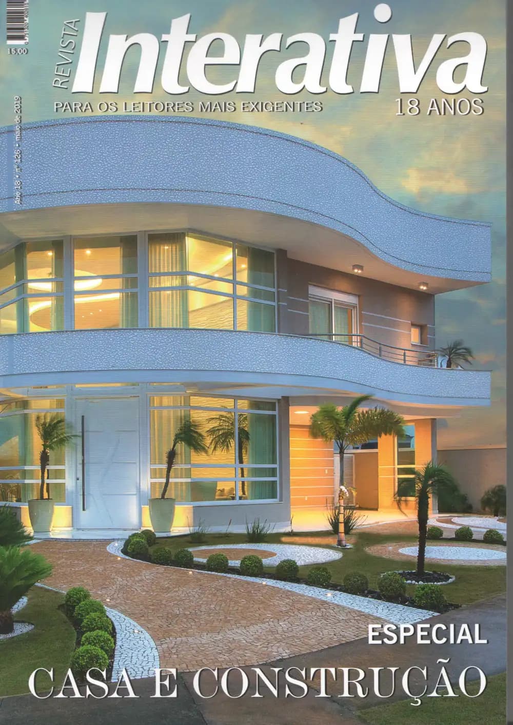 Casa Alphaville Piracicaba é capa da revista Interativa
