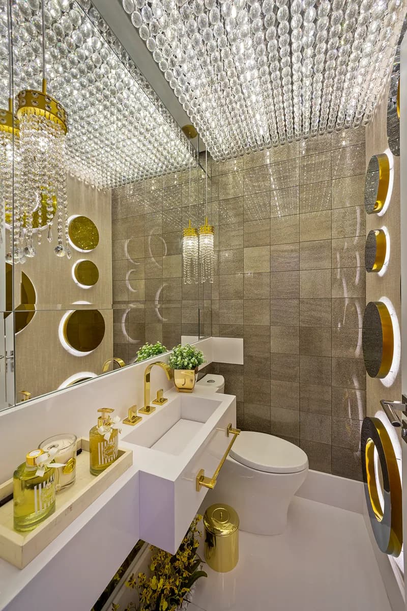 Luxo no lavabo
