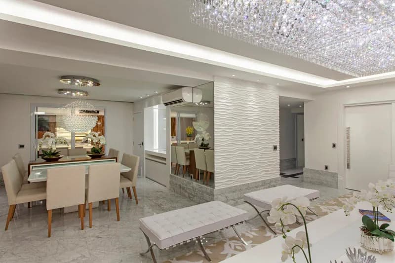 Living do Apartamento Palazzo