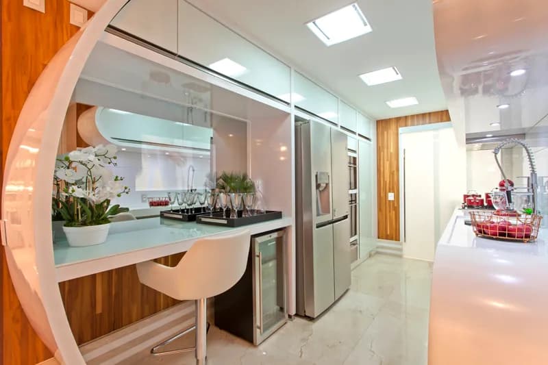 Design de interiores privilegia cozinhas contemporâneas
