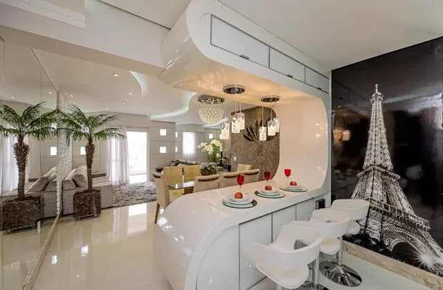 Design de interiores inspirado em Paris