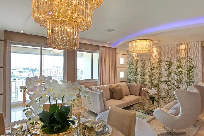 Expressão de luxo – design de interiores