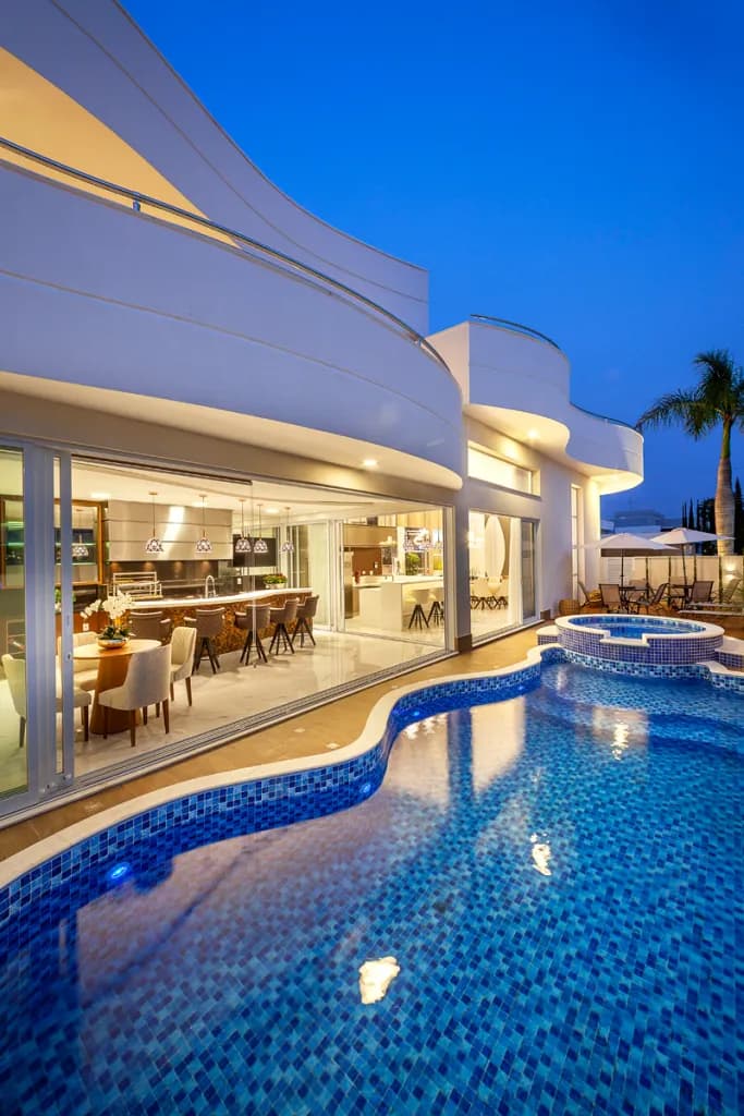 Casa Terraço e sua bela piscina