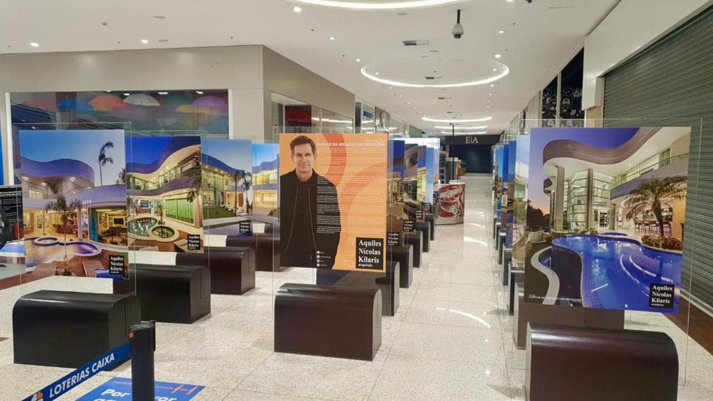 Shopping Diadema recebe a exposição “Curvas na Arquitetura Brasileira”