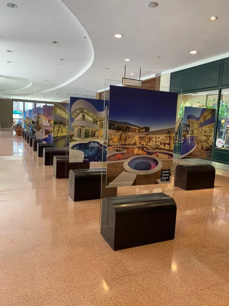 Exposição Curvas na Arquitetura Brasileira chega ao Galleria Shopping