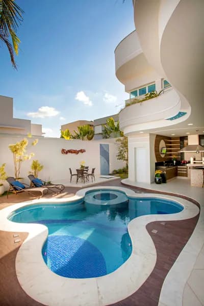 A Casa Damha e seu belo lazer