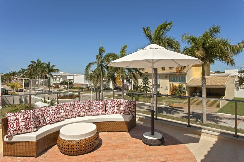Terraço para relaxar