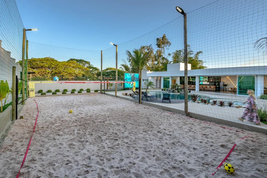 Beach tennis na cidade