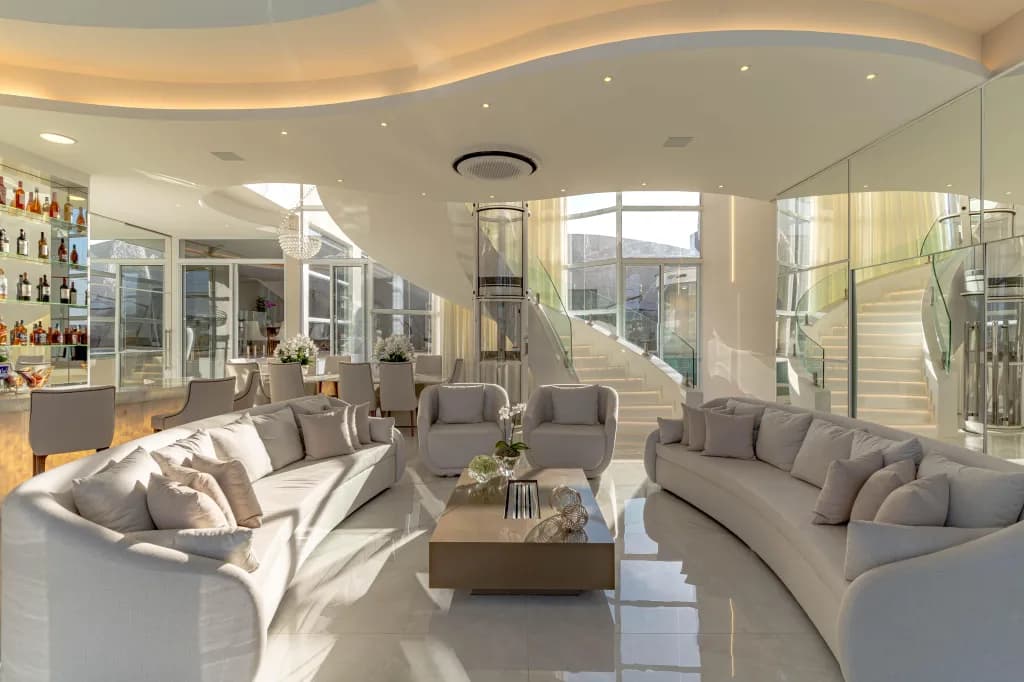 Integração de interiores na Casa Aspen