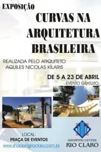 Shopping Rio Claro apresenta exposição “CURVAS NA ARQUITETURA BRASILEIRA”