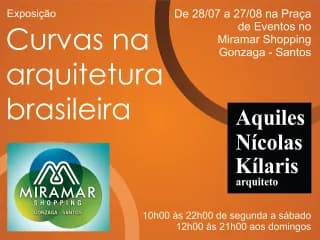 Exposição Curvas na Arquitetura Brasileira