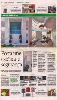 Porta une estética e segurança
