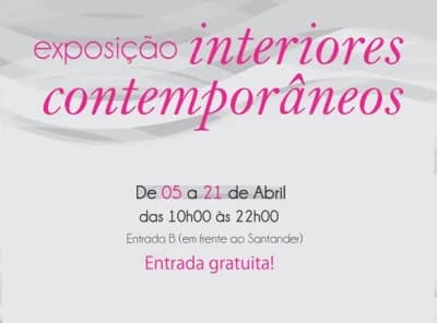 Exposição Interiores Contemporâneos