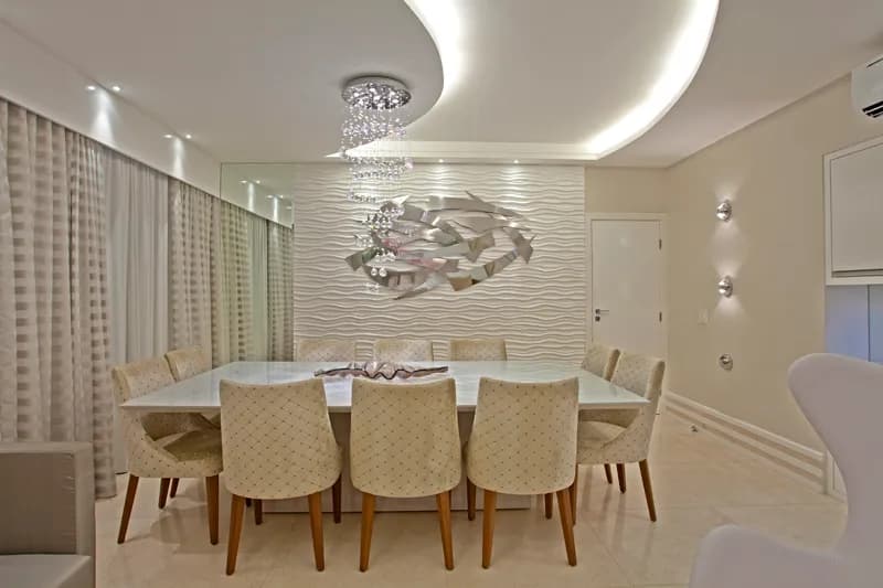 A grande sala de jantar
