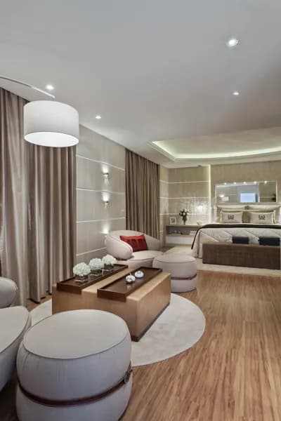 Suíte Máster da Casa Limeira – design de interiores
