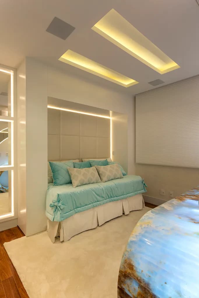 Quarto turquesa