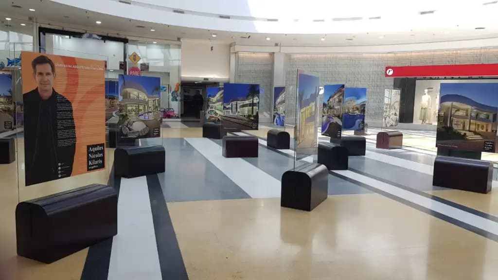 Boavista Shopping recebe exposição Curvas na Arquitetura Brasileira