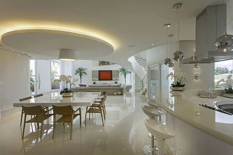 Arquiteto Aquiles Nicolas Kilaris- Casa Europa - Gesso