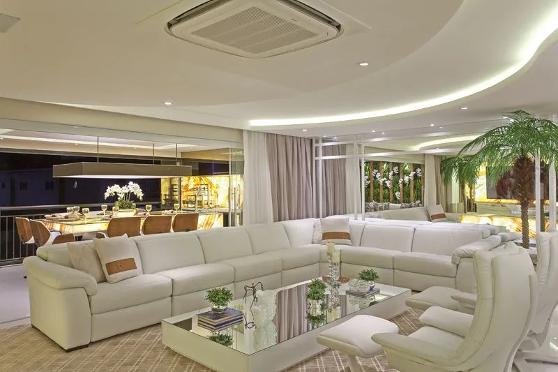 Arquiteto Aquiles Nícolas Kílaris - Apartamento Golden - living e jantar