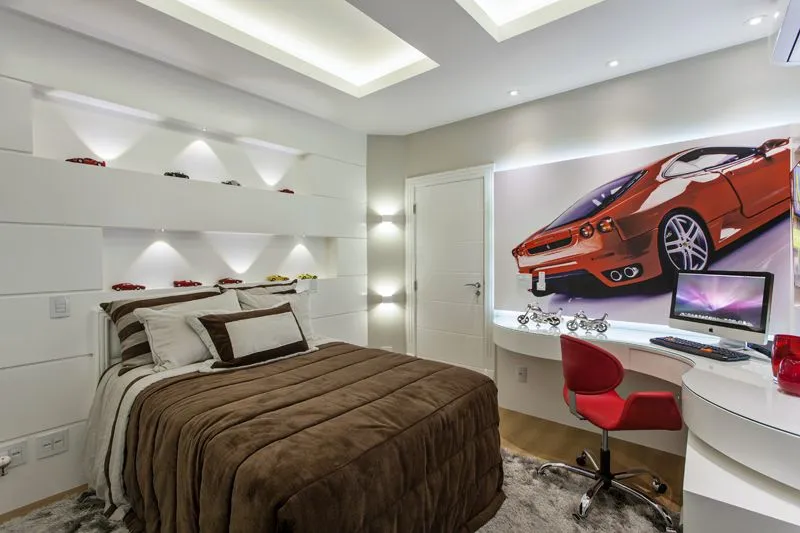 Arquiteto Aquiles Nícolas Kílars - Casa Trípoli - Quarto Ferrari
