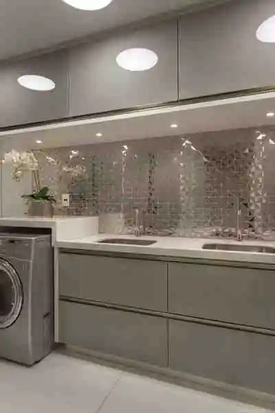 Arquiteto Aquiles Nícolas Kílaris - Apartamento Golden - lavanderia