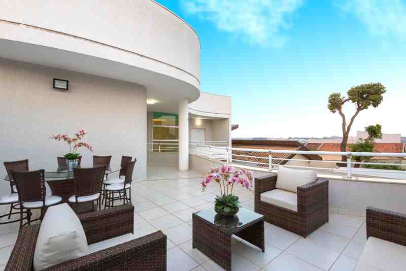 Arquiteto Aquiles Nícolas Kílaris - Casa Novo Mundo - terraço